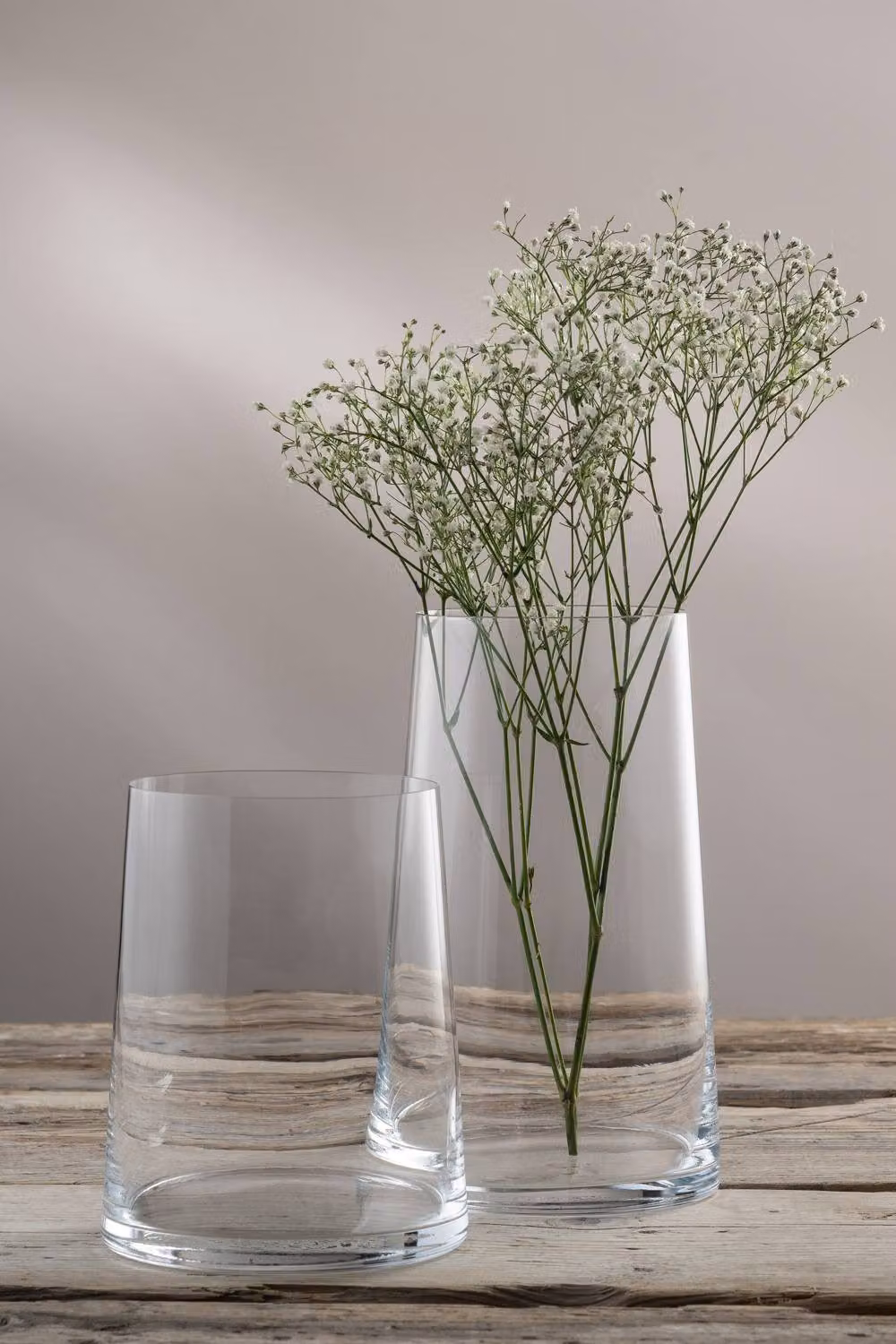 Galway Crystal Clara Clear Glass Vase, Height: 16.51 cm – 2