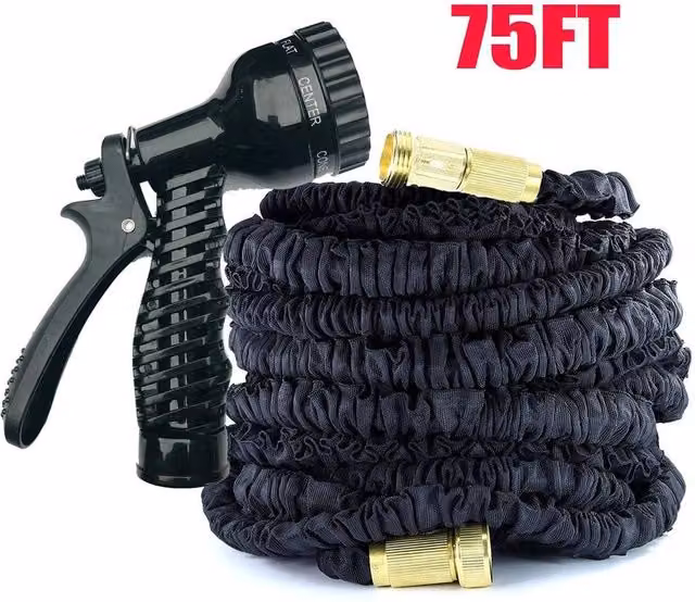 FLAVORA Black 22.5m Expanding Garden Hose – 1
