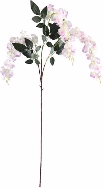 KDMD Essential Pink Wisteria Hanging Floral Decoration, 3 Pack, Height: 108 cm