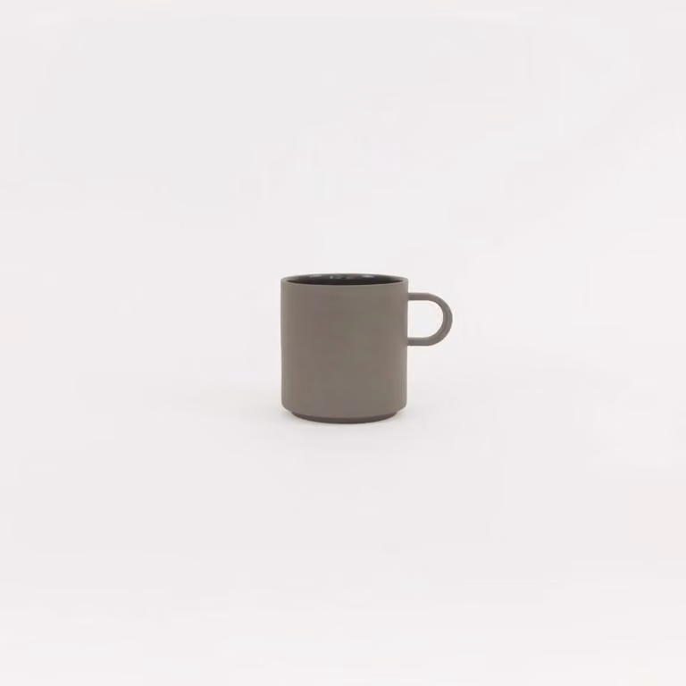 Hasami Porcelain Dark Grey Mug Medium