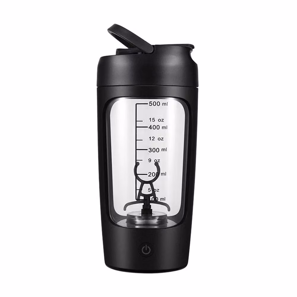 FLAVORA Portable Electric Protein Shaker Blender, 650ml, Black – 2