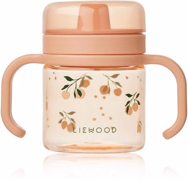 Liewood Kylo Tritan Sippy Cup with Soft Spout, Peach and Pink, 280ml