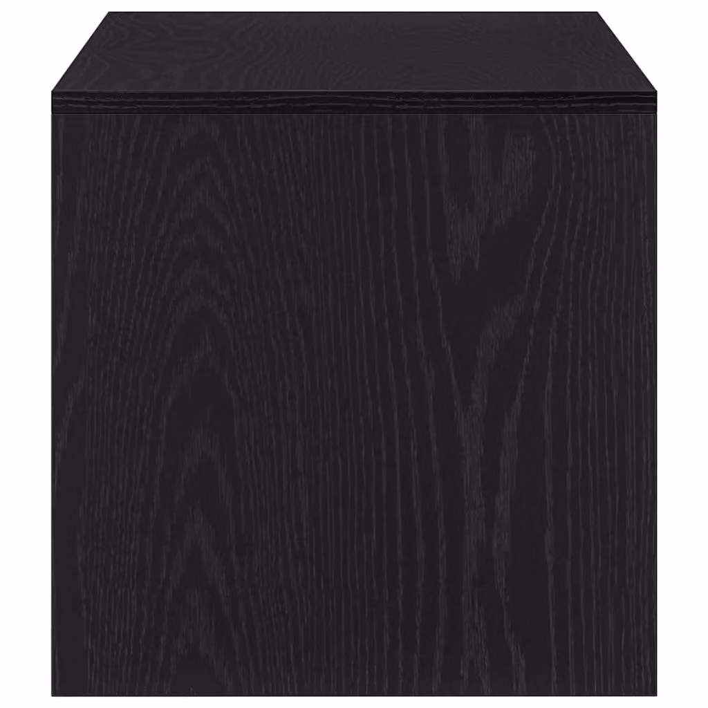 Berkfield Home Modern Black Oak TV Cabinet in Matt MDF, W/D/H: 100 x 40 x 40 cm – 4