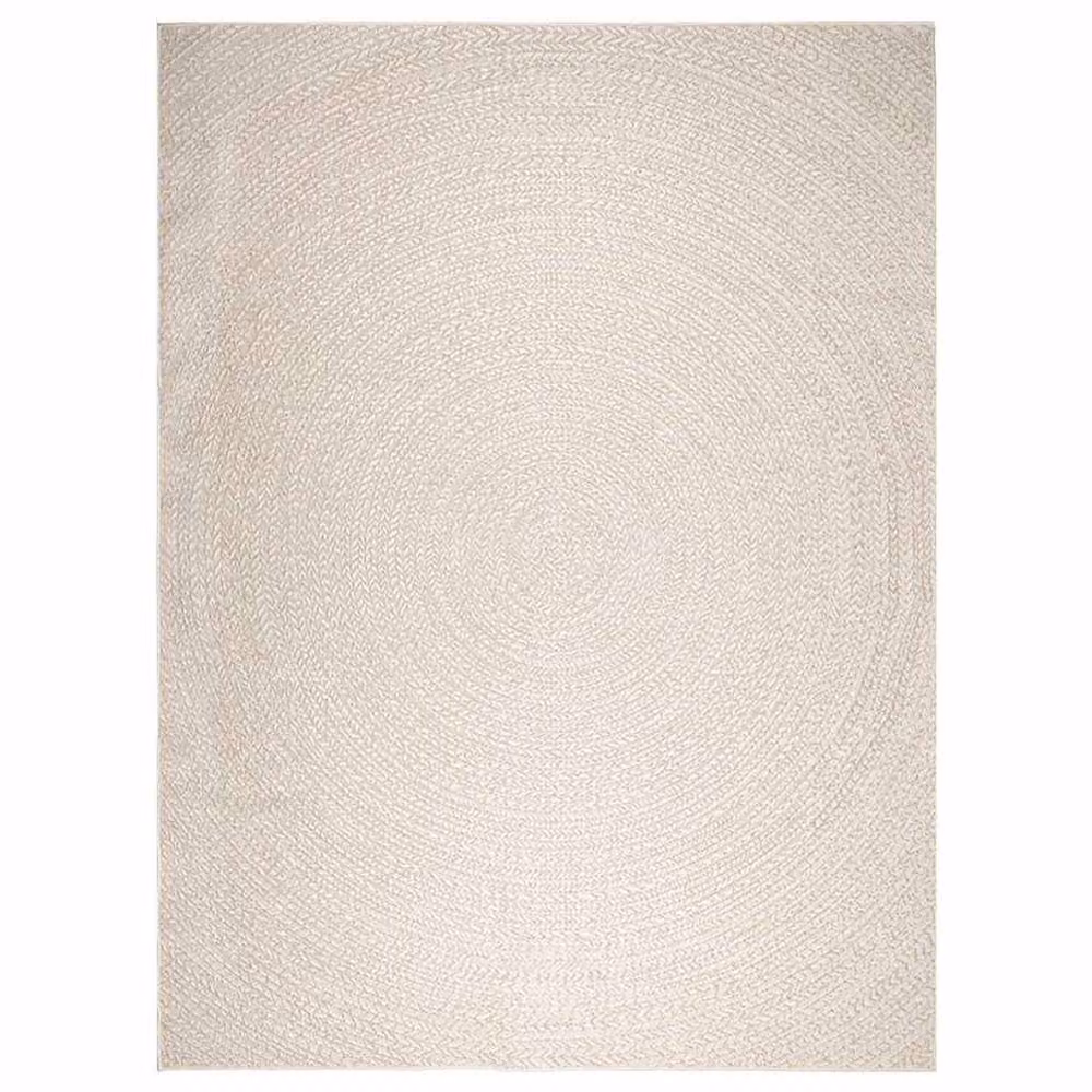 Berkfield Home ZIZUR Jute Look Indoor and Outdoor Rug, Beige, W: 240 cm, D: 340 cm