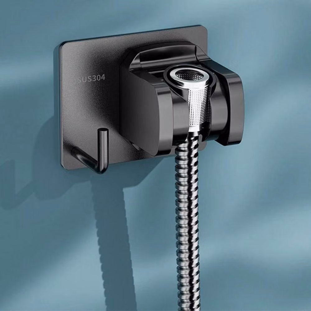 SPETLEK Black Wall Mounted Shower Head Holder, Length: 100 cm – 5