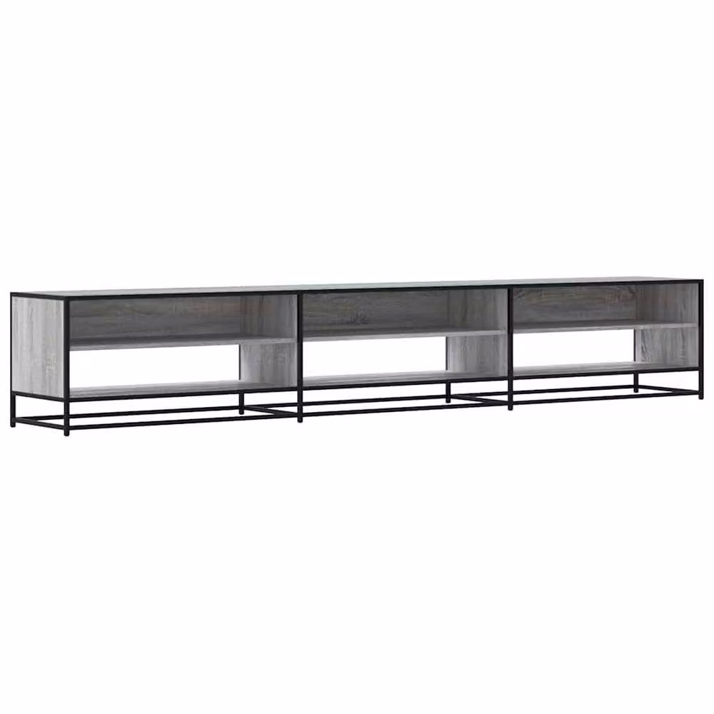 Berkfield Home Grey Sonoma TV Cabinet in Engineered Wood W/D/H: 270 x 40 x 46 cm – 2