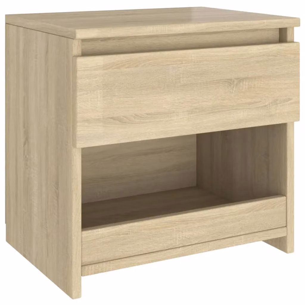 Berkfield Home Bedside Cabinet in Sonoma Oak Brown, W/D/H: 40 x 30 x 39 cm – 2