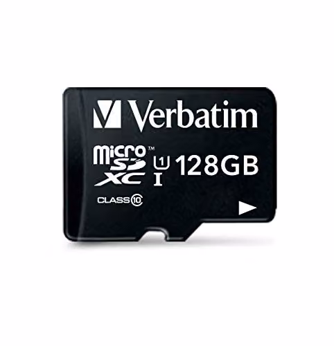 Verbatim Premium microSDXC Memory Card with Adapter, 128 GB, Black – 4