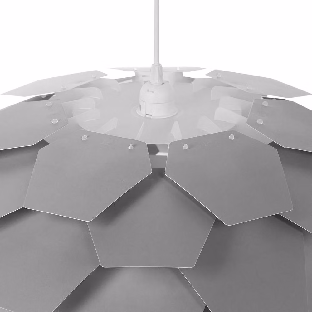 Wyld and Coco Grey Scandinavian Cone Pendant Lamp – 4