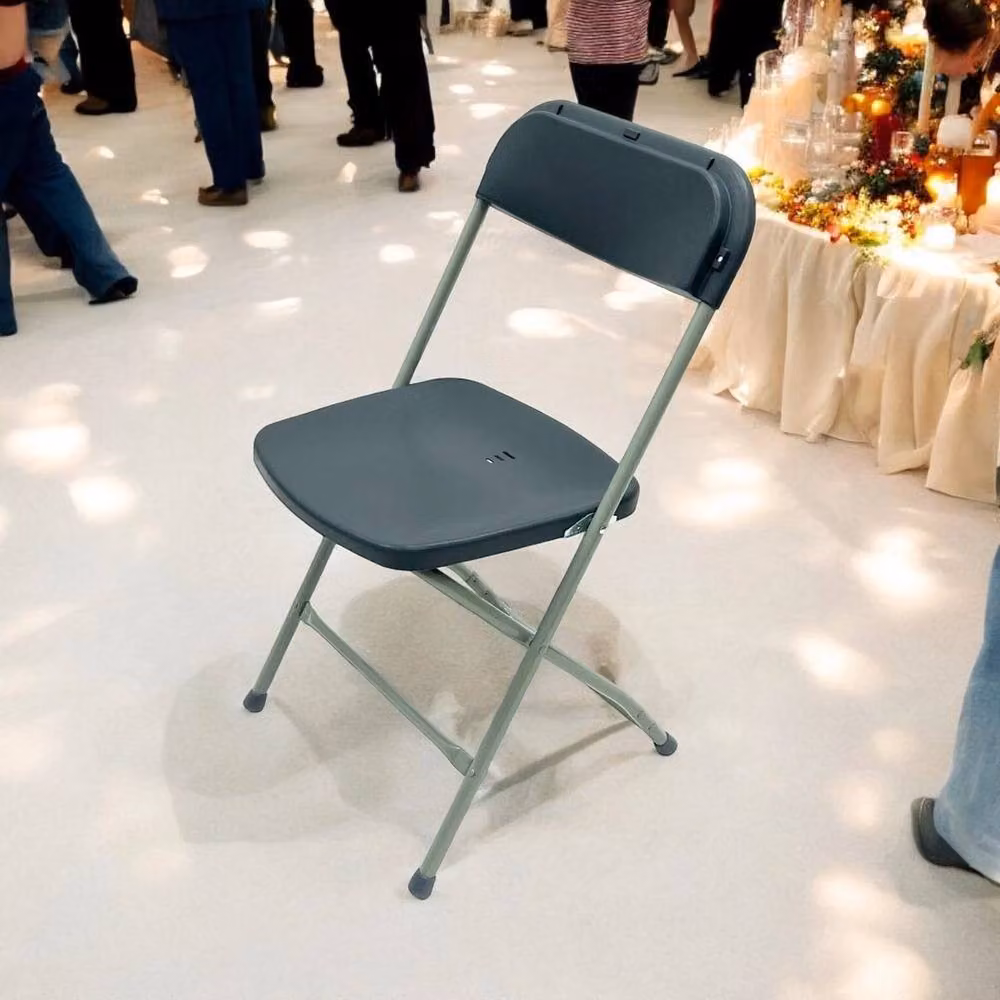 FORGEVIO Grey Samsonite Stackable Folding Chairs – 2