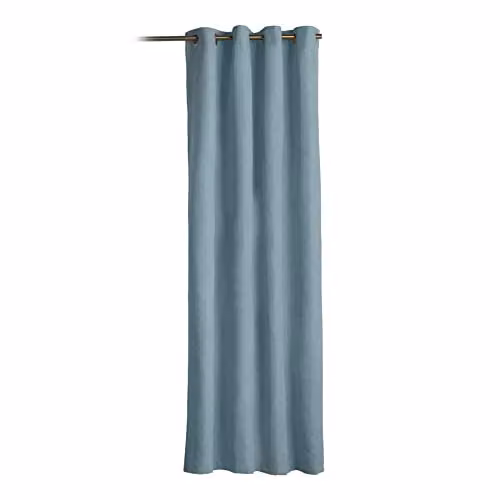 Alan Symonds Petrol Velvet Chenille Thermal Blackout Eyelet Door Curtain, Width: 137 cm, Height: 213 cm – 4