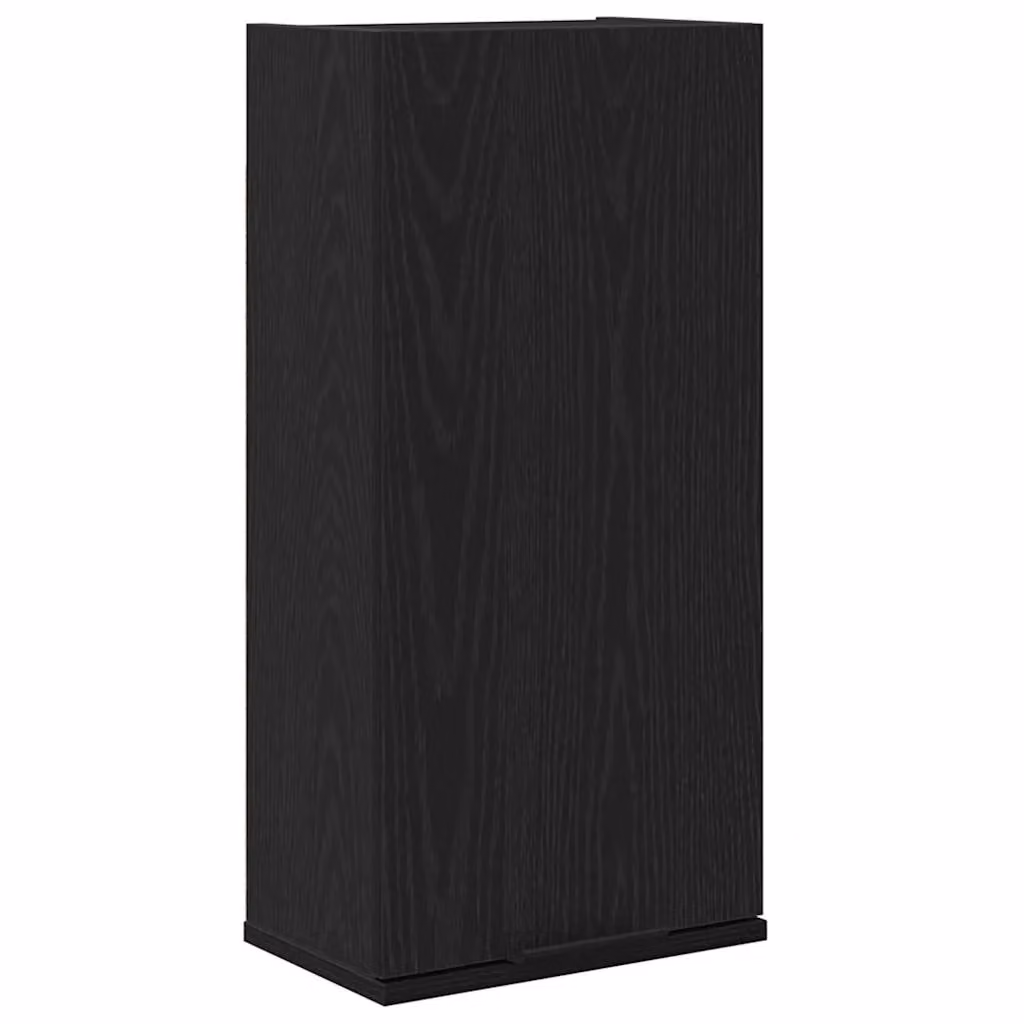 Berkfield Home Wall-mounted Black Oak Cabinet W/D/H: 32 x 20 x 67 cm – 2