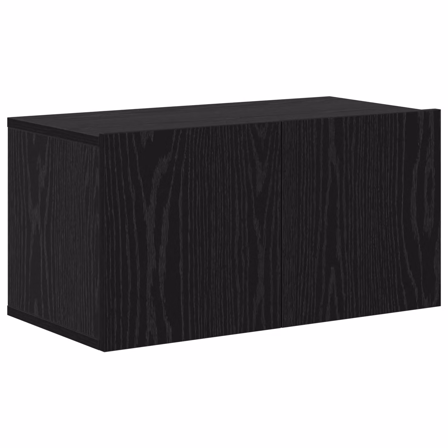 Berkfield Home Modern 3-Piece TV Cabinet Set in Black Oak, W/D/H: 30.5 x 30 x 90 cm – 4