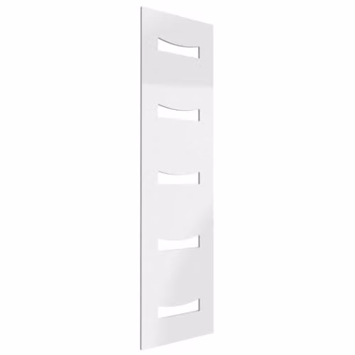 Bathroom Kingdom Reina Ancora White Designer Vertical Towel Rail Radiator H: 180 cm, W: 49 cm