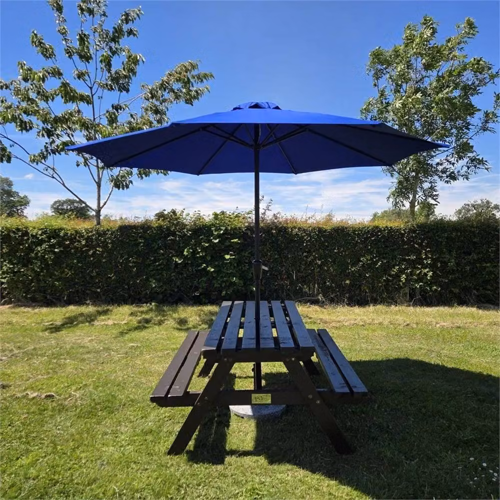 SPETLEK Blue Garden Parasol Umbrella with 270 cm Diameter – 2
