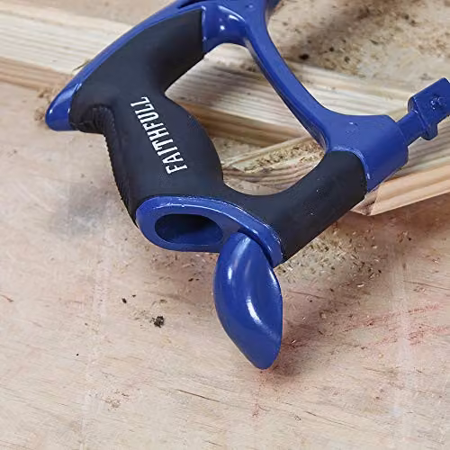 Faithfull Professional Aluminium Hacksaw, Blue, 300 mm – 3
