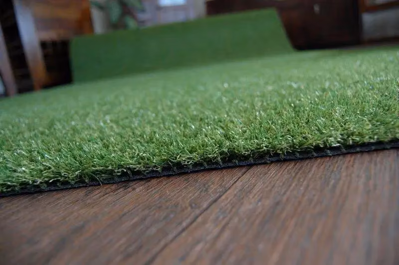 RugsX Oryzon Artificial Grass Rug in Green, W: 300 cm, D: 400 cm – 2