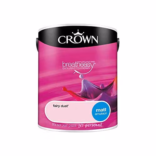 Crown Retail Core Emulsion Matt Pink Dispersion Paint 5 l