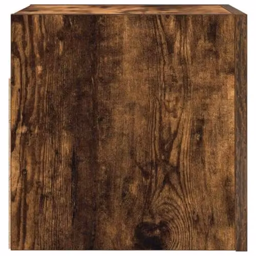 vidaXL Wall Mounted TV Cabinet in Brown Smoked Oak, W/D/H: 30.5 x 30 x 30 cm – 5