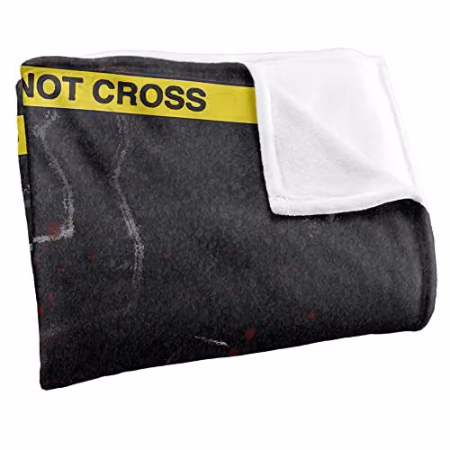 Trevco White Fleece Throw Blanket W/D/H: 152 x 127 cm – 2