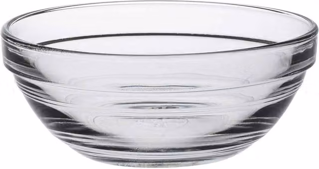 Duralex Lys Clear Glass Serving and Mixing Bowl, Diameter: 10.5 cm – 1