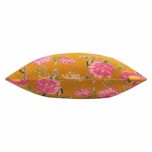 Riva Home Wylder Aviary Gold Cotton Velvet Decorative Cushion, W/D/H: 50 x 50 x 5 cm – 2