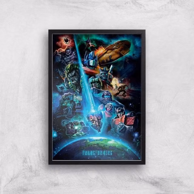 Transformers Earthrise A2 Multicolour Giclee Art Print