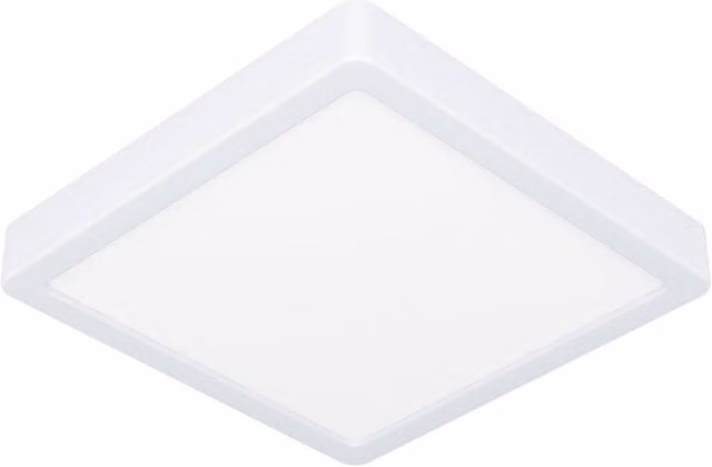 Loops White Square LED Ceiling Light with RGB Illumination – 1