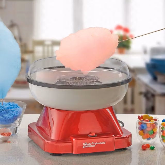 Retro Edition Candy Floss Maker in Red and White