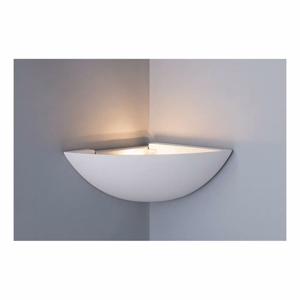 Netlighting SANTORINAP White Plaster and Ceramic Modern Up and Down Wall Light W/D/H: 29 x 21 x 11.5 cm – 2