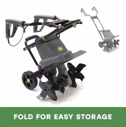 The Handy THET 800W Electric Compact Tiller Cultivator Rotovator in Red and Grey – 4