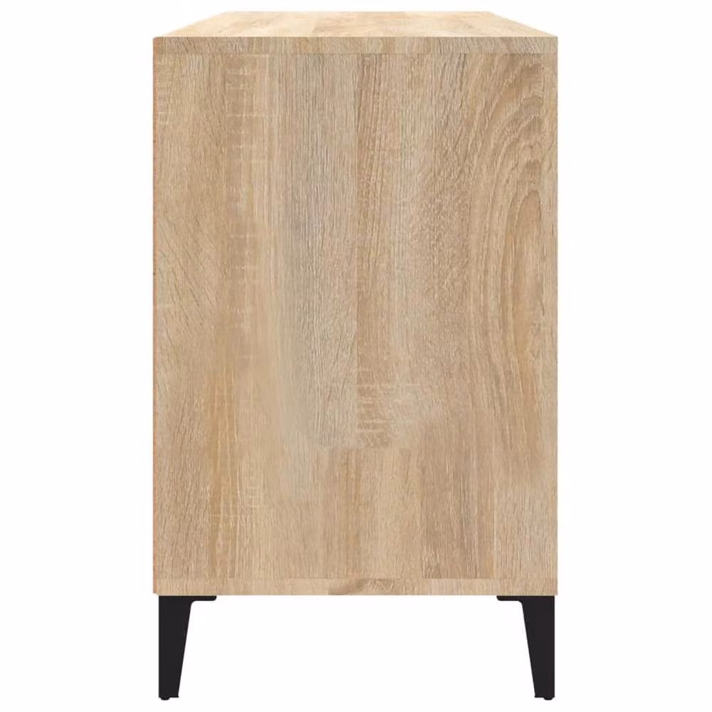 Berkfield Home Sonoma Oak Shoe Cabinet in Beige, W/D/H: 102 x 36 x 60 cm – 3