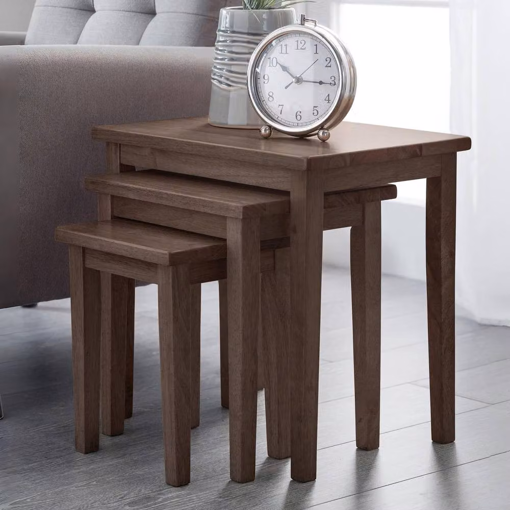 Cheshire Inverlochy Walnut Nest of Tables in Cashew – 2