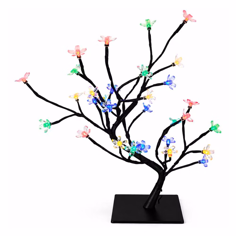 Simpa Cherry Blossom Bonsai Style 32 LED Battery Operated Tabletop Lamp in Multicolour – 2