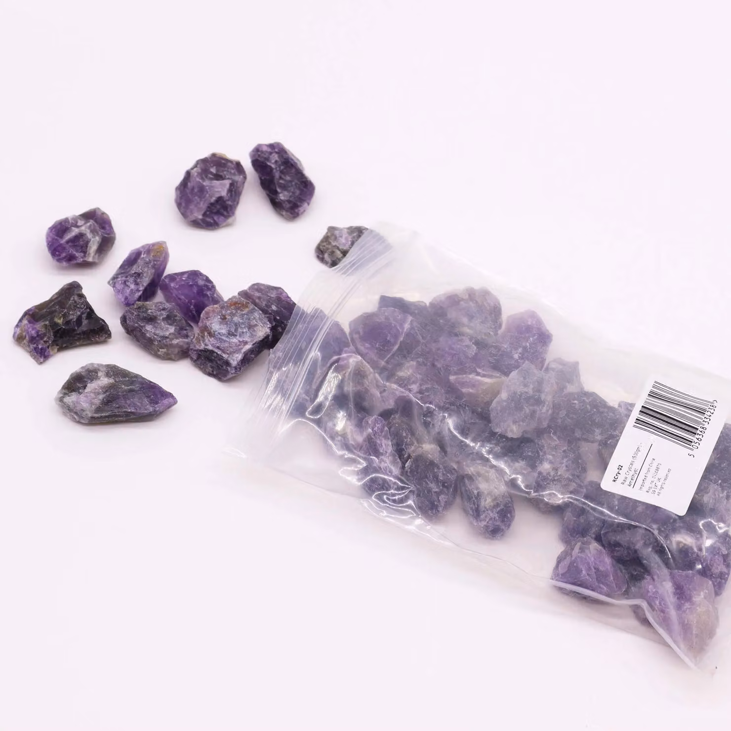 KDMD Purple Amethyst Raw Organic Crystals, 500g – 2