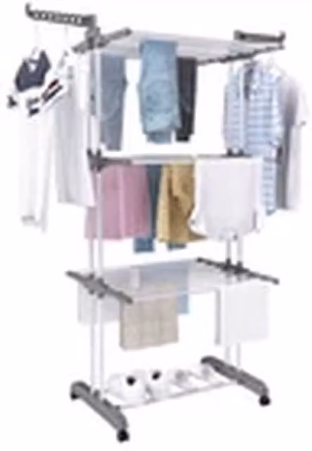 Havendro Grey Extra Large 4 Tier Foldable Clothes Airer for Indoor and Outdoor Use