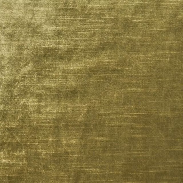 Clarke & Clarke Allure Plain Olive Green Velvet Polyester Fabric