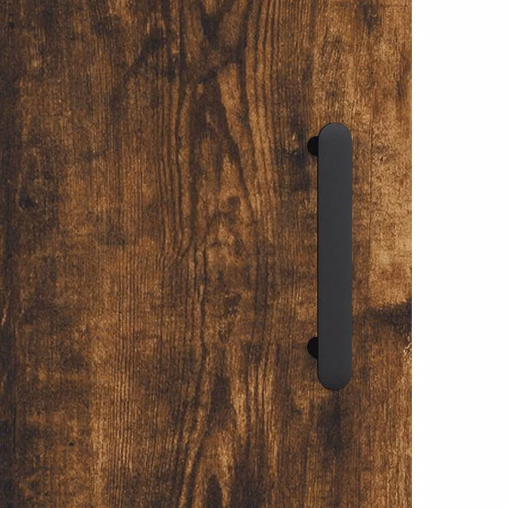 Berkfield Home Smoked Oak Sideboard in Brown, W/D/H: 69.5 x 34 x 90 cm – 7