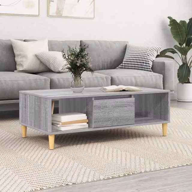Berkfield Home Modern Grey Sonoma Storage Unit with Door in Engineered Wood – 1