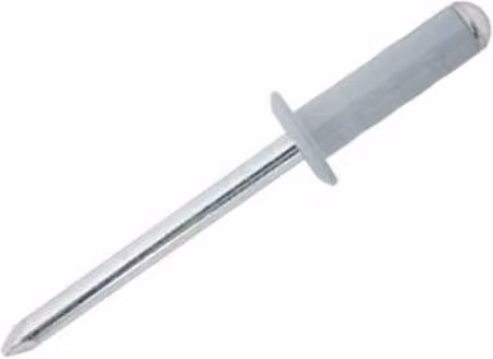 JRP Riveting Products Aluminium and Steel Dome Head Multigrip Rivets, Grey/Silver, 4.8 x 15 mm