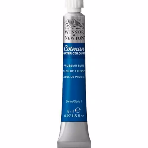 Winsor & Newton Cotman Watercolour Paint, Prussian Blue, 8ml Tube – 2