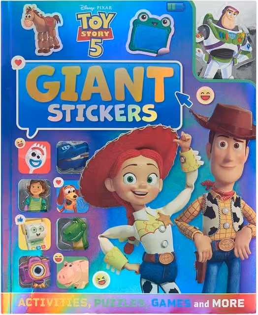 Disney Pixar Toy Story 5 Giant Stickers Activity Book, Multicolour