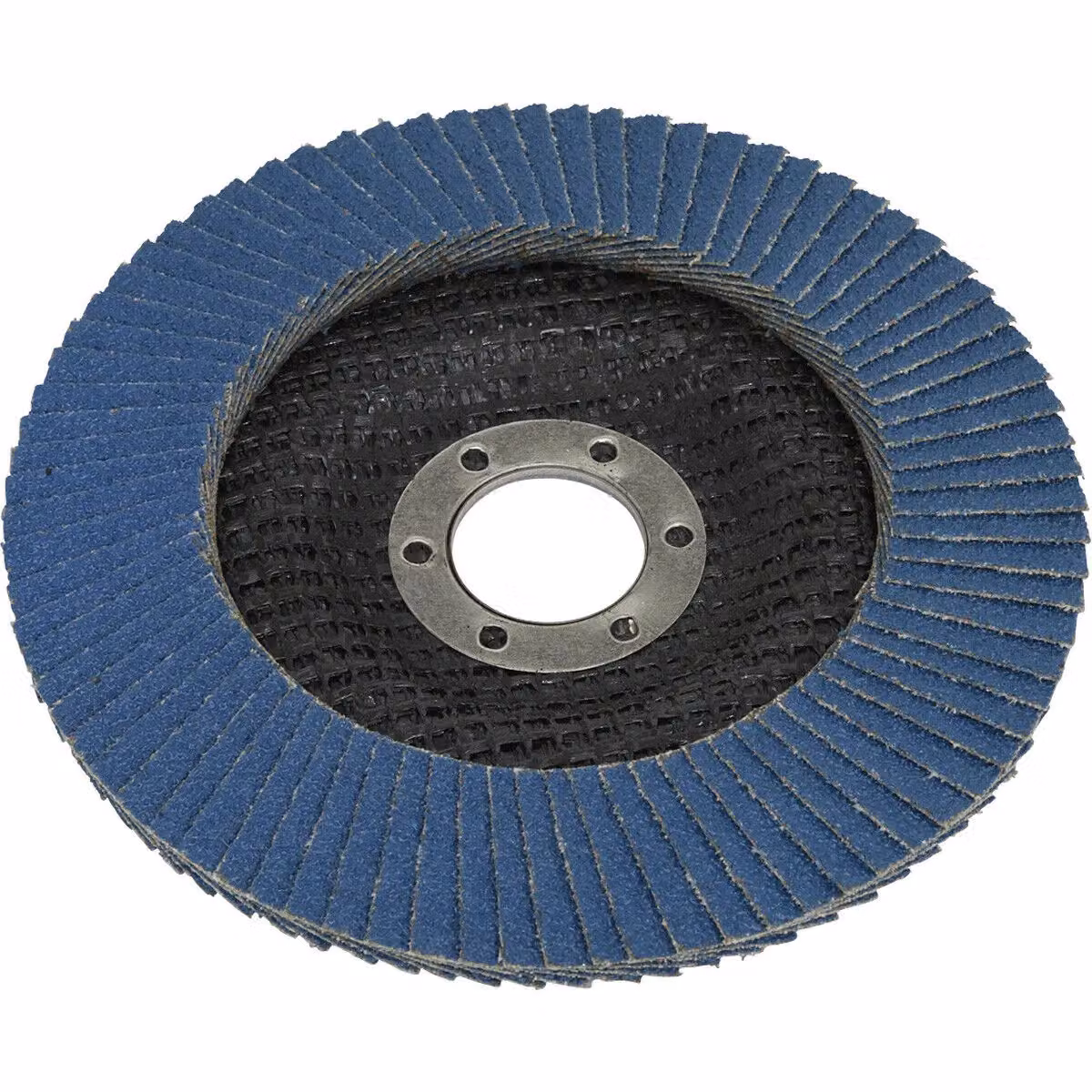 Loops 125mm Zirconium Flap Disc with 22mm Bore and 80 Grit for Angle Grinders – 3