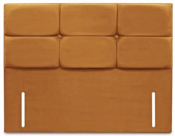 ASC Rhea Modern Velvet Fabric Upholstered Panel Floor Standing Headboard for 5ft King Size Bed