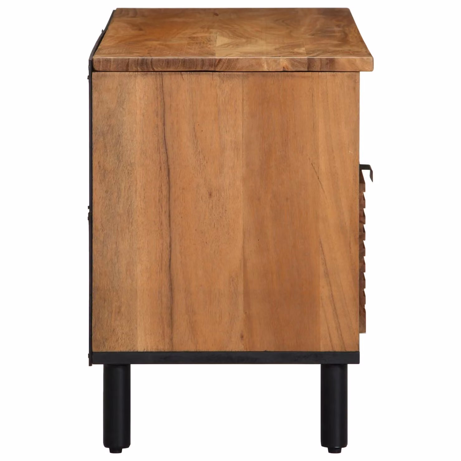 Berkfield Home Industrial Acacia Wood TV Cabinet in Brown, W/D/H: 100 x 33.5 x 46 cm – 3