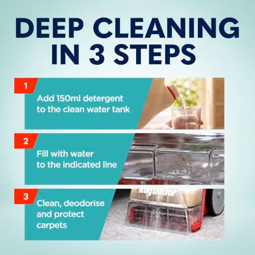 Rug Doctor Carpet Detergent with SpotBlok, 2 l 4-in-1 Cleaning Solution – 5