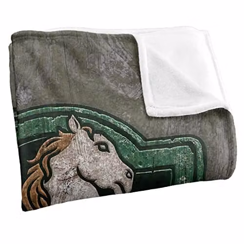 LOGOVISION Lord of the Rings Prancing Pony Sign Super Soft Fleece Throw Blanket, Multicolour, W/D/H: 152 x 127 x 1 cm – 2