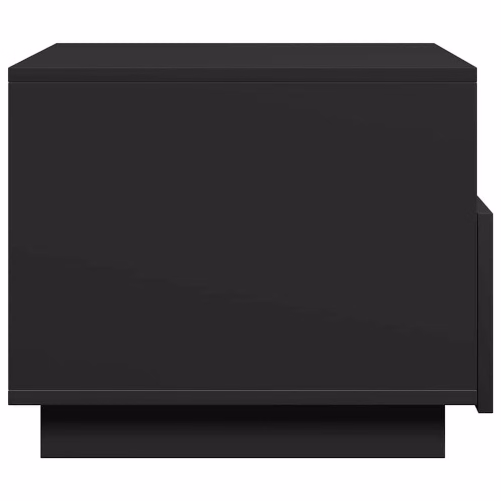 Berkfield Home Modern Coffee Table with LED Lights, Black, W: 50 cm, D: 49 cm, H: 40 cm – 4