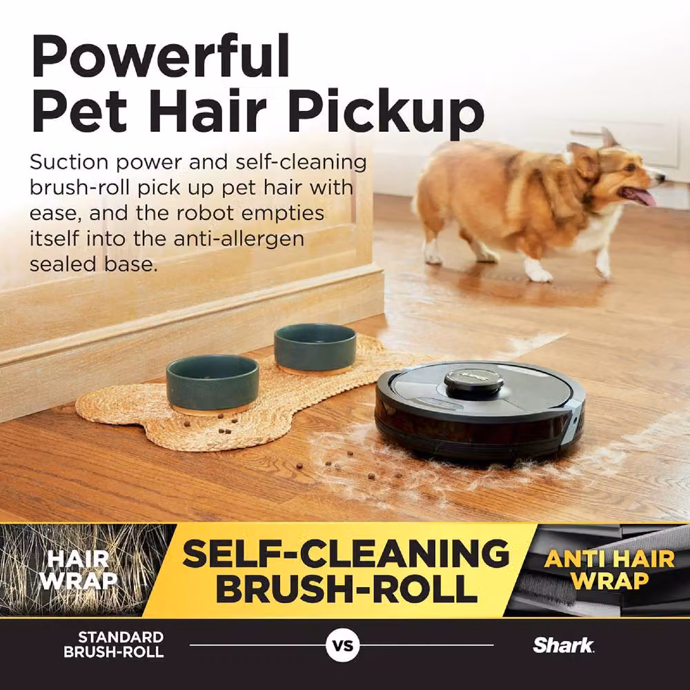 SharkNinja Matrix Plus 2-in-1 Robot Vacuum and Mop with App Control in Black – 6