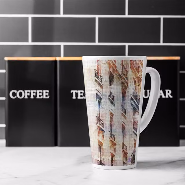 Sarahs Vision Latte Mug - Brown
